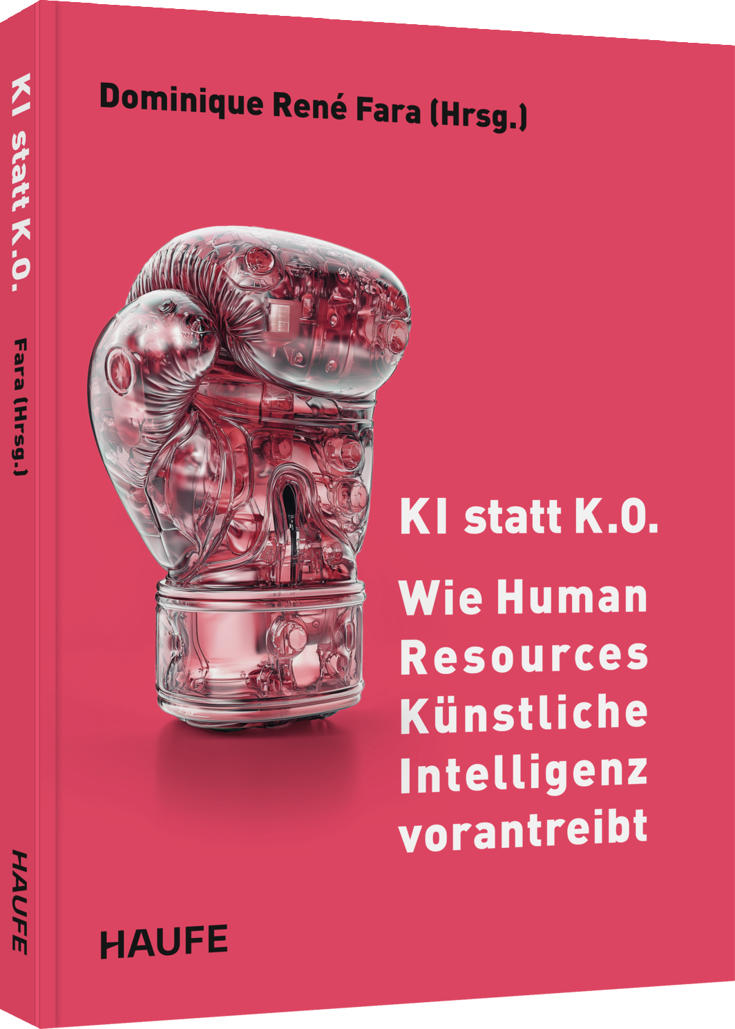 Buchcover: KI statt K.O. – Wie Human Resources Künstliche Intelligenz vorantreibt